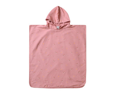 Poncho Spiaggia Pink Whale