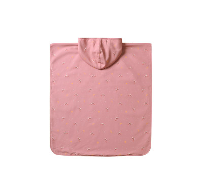 Poncho Spiaggia Pink Whale