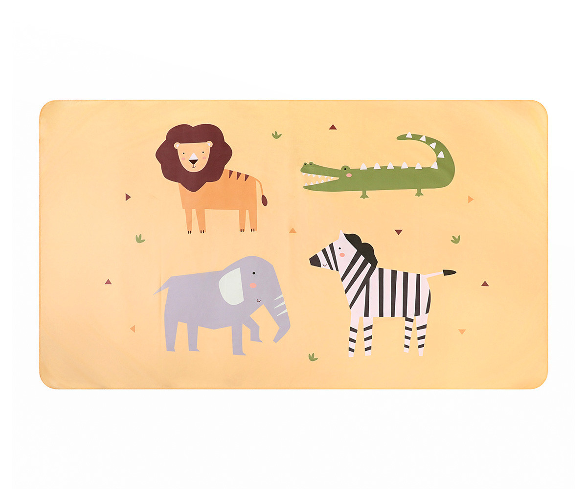 Toalla Playa Microfibra Wild Animals Personalizable