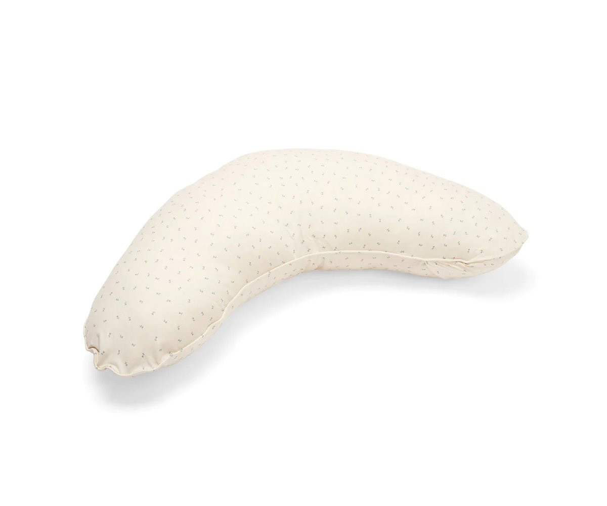 Cuscino Allattamento Kapok Nature + Fodera Petit Bisou Blue