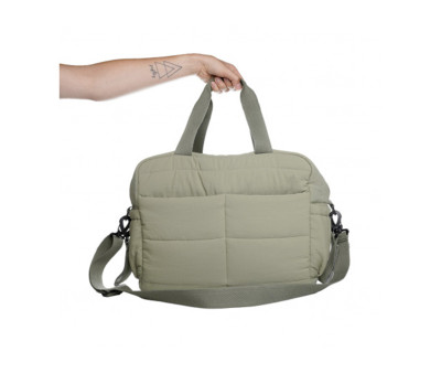 Bolso Carro Bebé Pluméa Cactus Green con Cambiador