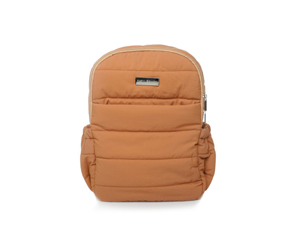 Mochila con Cambiador Plumini para Bebés Ocre