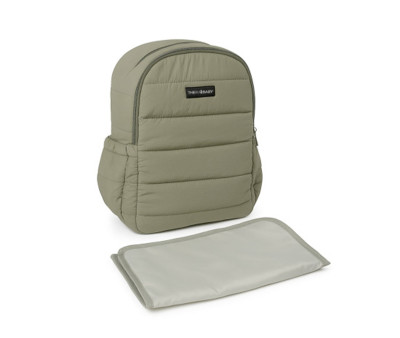 Mochila con Cambiador Plumini para Bebés Vert Cactus