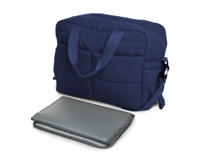 Bolso Carro Bebé Pluméa Bleu Nuit con Cambiador