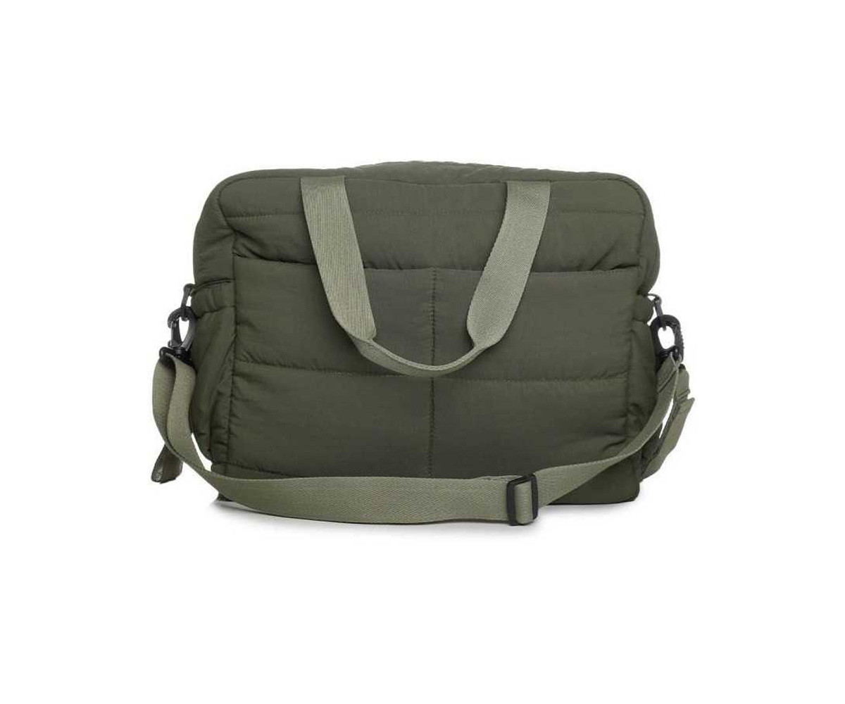 Bolso Carro Bebé Pluméa Kaki con Cambiador