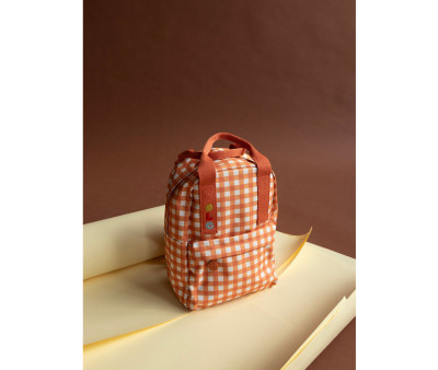 Mochila Infantil Pequeña Personalizable Gingham