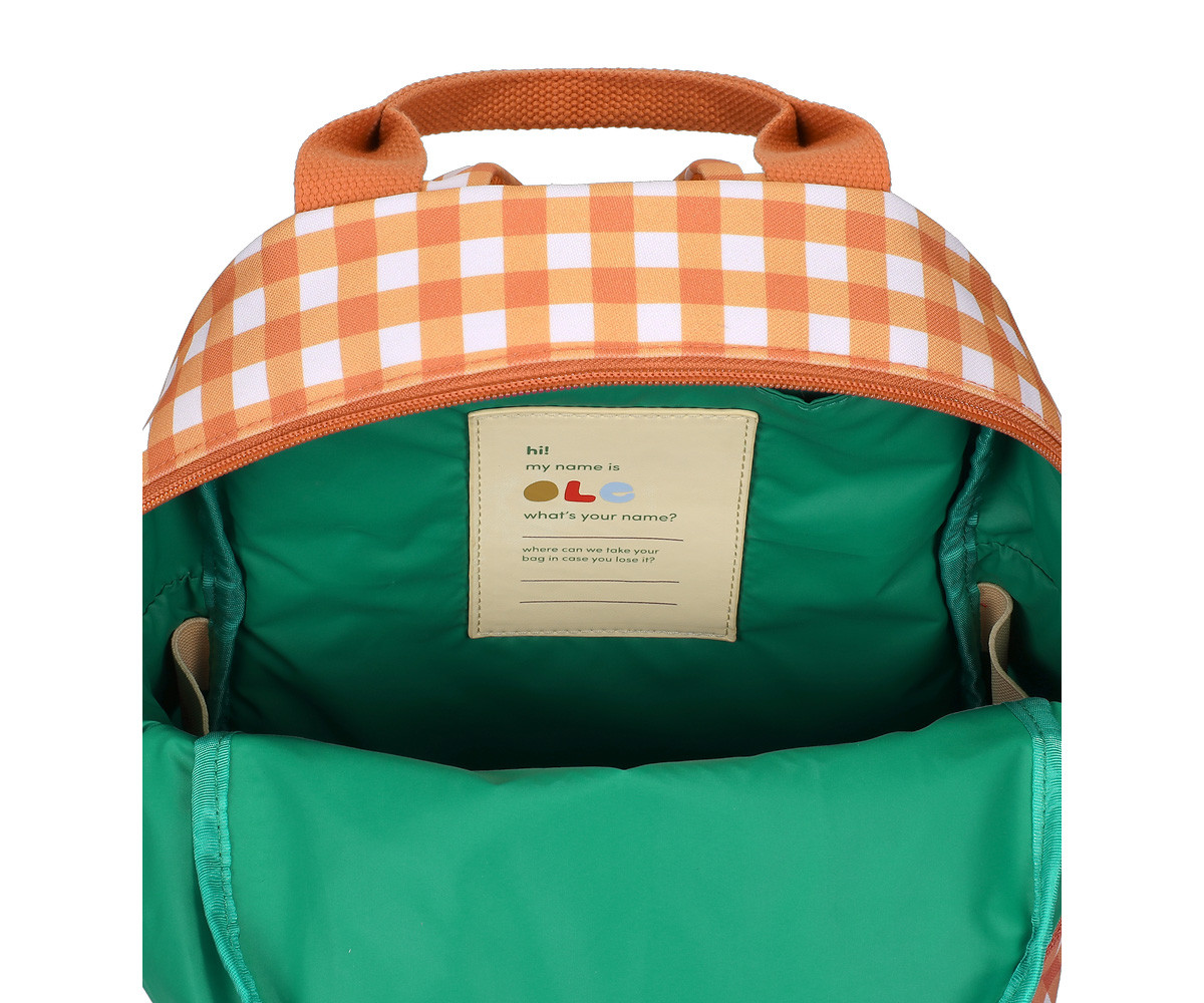 Mochila Infantil Pequeña Personalizable Gingham