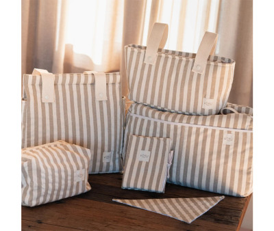 Neceser Stripe Topo Green