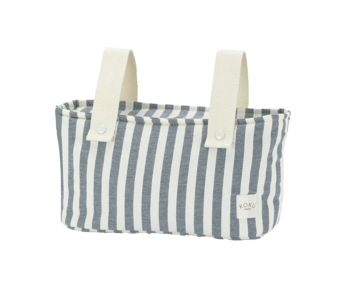 Borsa Mini Stripe Navy Blue