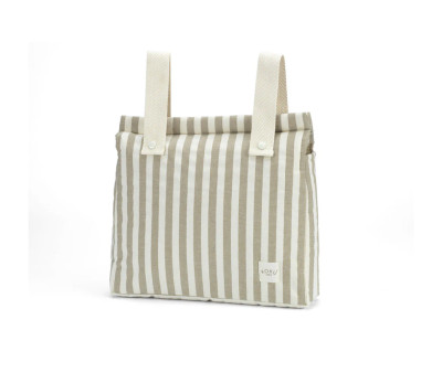 Borsa Organizer Passeggino Stripe Topo Green