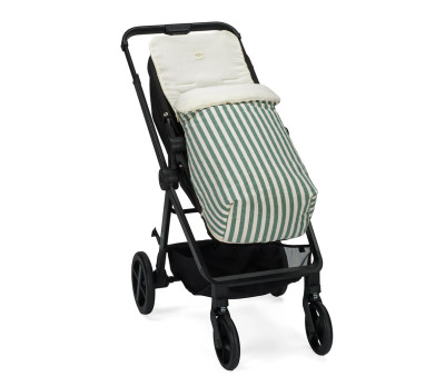 Sacco Passeggino Stripe Green Khaki