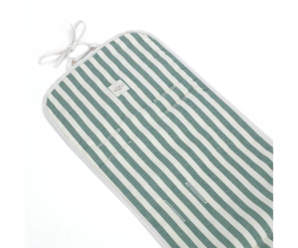 Rivestimento Passeggino Stripe Green Khaki