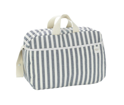 Borsa Passeggino Stripe Navy Blue