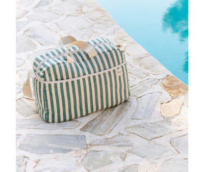 Borsa Passeggino Stripe Green Khaki
