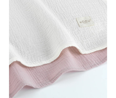 Pack 2 Mussole Media Rosa 70x70cm