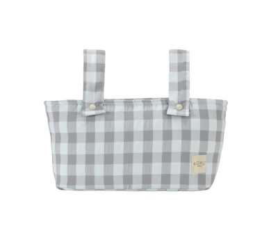 Borsa Mini Stripe Vichy Grey