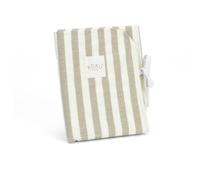 Fasciatoio Impermeabile Stripe Topo Green