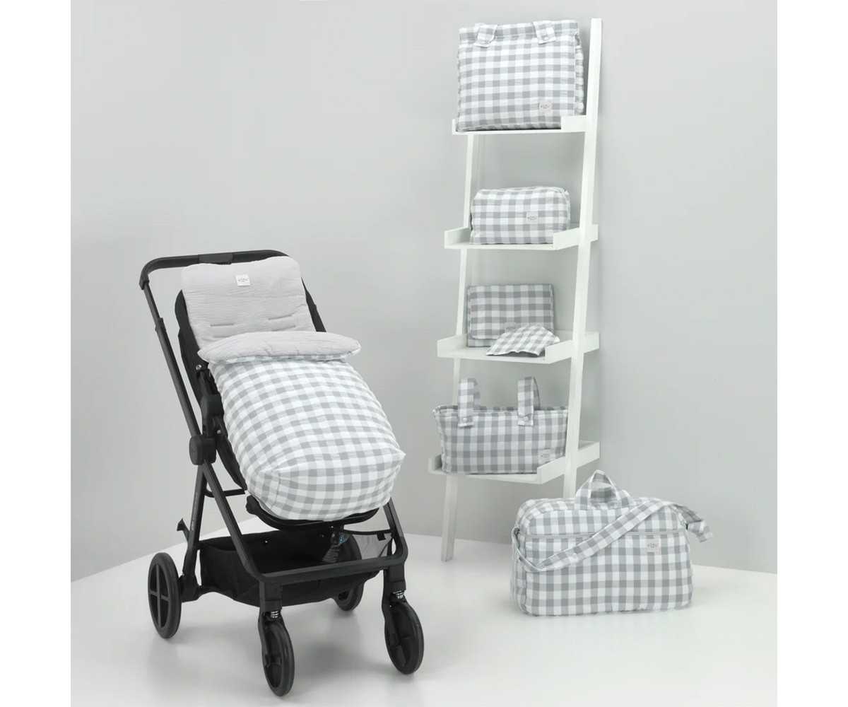 Sacco Passeggino Vichy Grey
