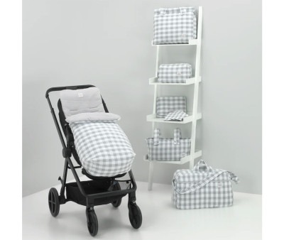 Sacco Passeggino Vichy Grey