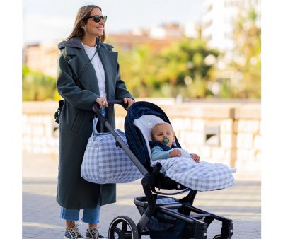 Sacco Passeggino Vichy Grey