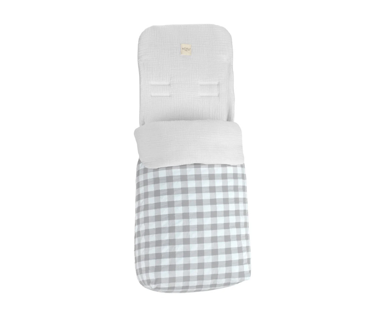 Sacco Passeggino Vichy Grey