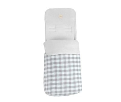 Sacco Passeggino Vichy Grey