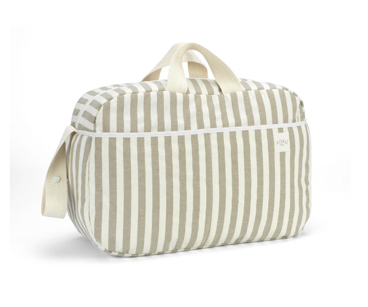 Borsa Passeggino Stripe Topo Green
