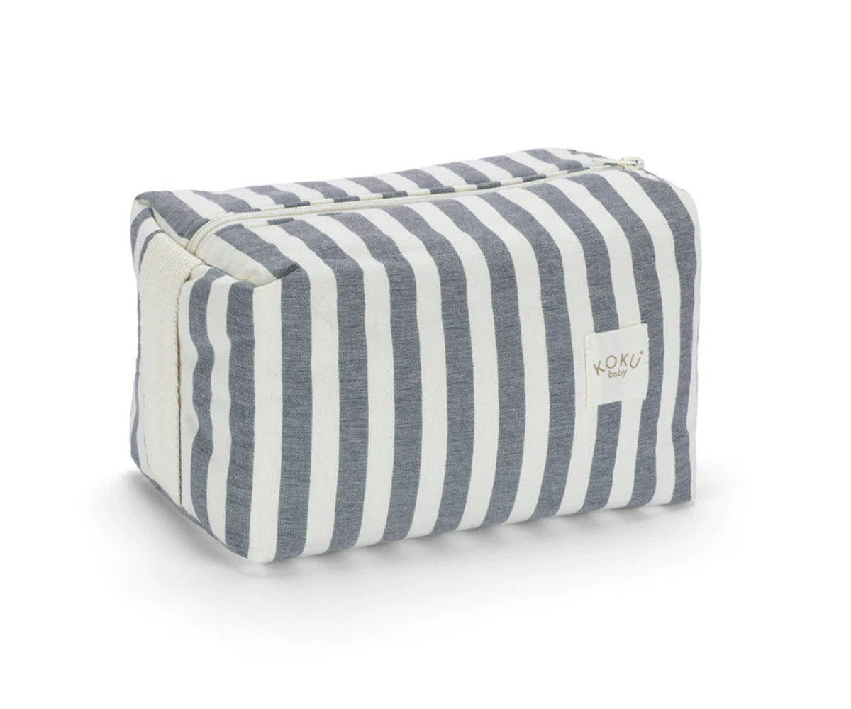 Neceser Stripe Navy Blue