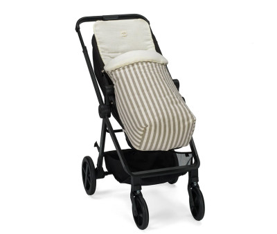Sacco Passeggino Stripe Topo Green