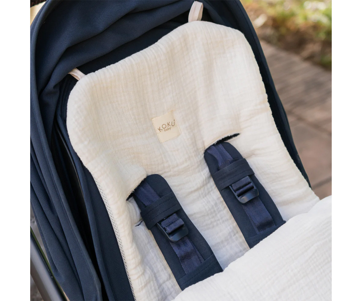 Sacco Passeggino Stripe Topo Green