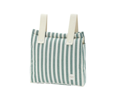 Borsa Organizer Passeggino Stripe Green Khaki