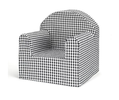 Poltroncina per Bambini Vichy Nero