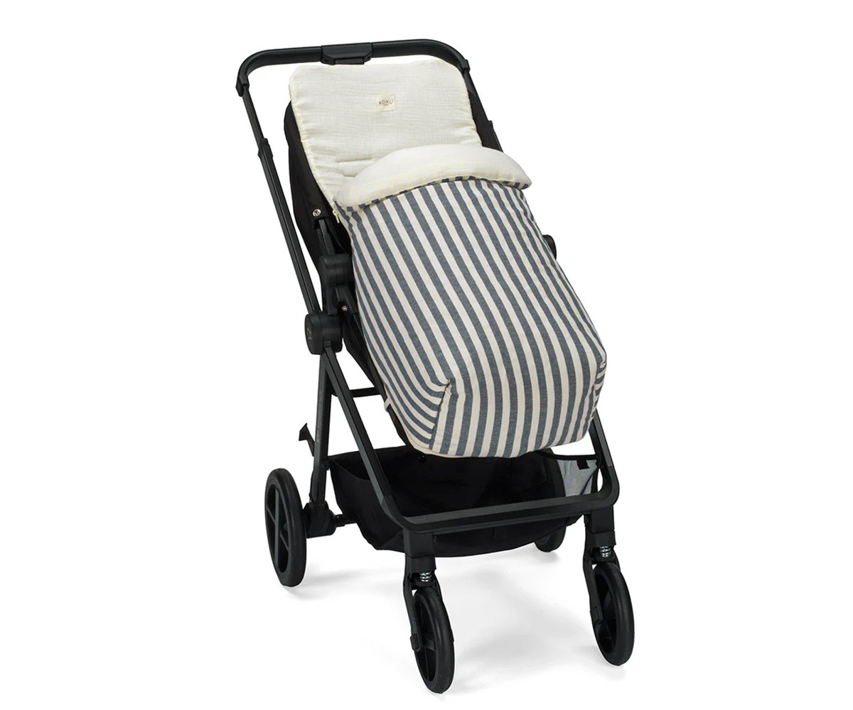 Sacco Passeggino Stripe Navy Blue