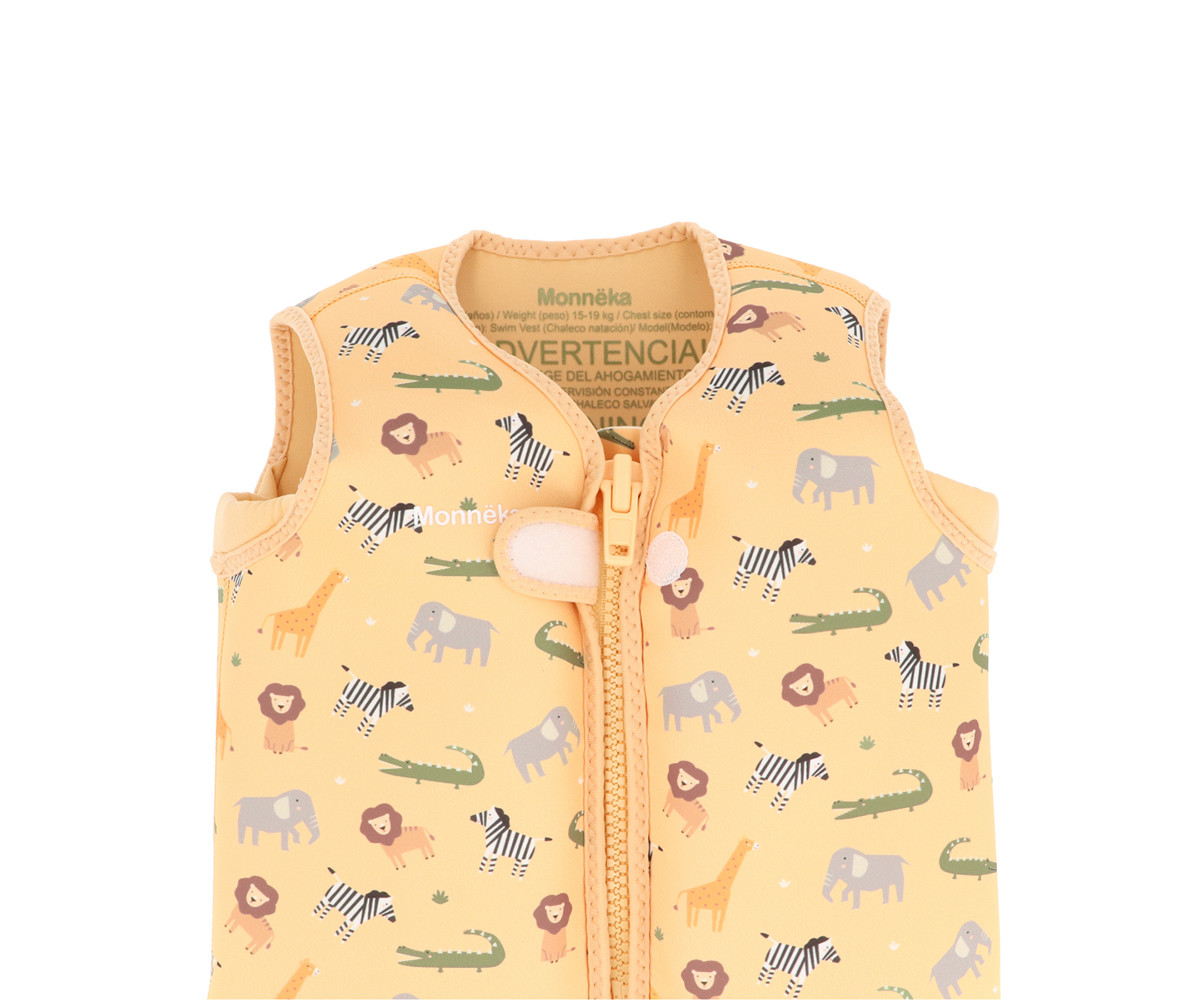 Chaleco Flotador Aprendizaje Wild Animals