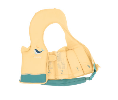 Chaleco Flotador Aprendizaje Whale Teal Talla 1-2
