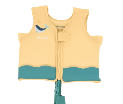 Chaleco Flotador Aprendizaje Whale Teal