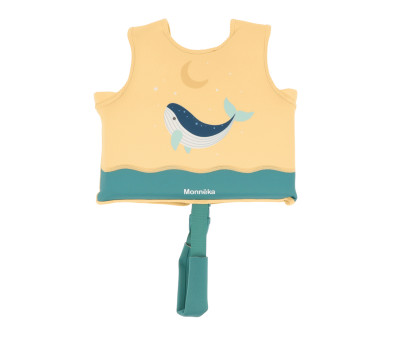 Chaleco Flotador Aprendizaje Whale Teal