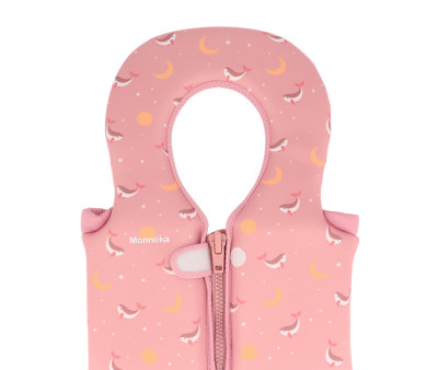 Chaleco Flotador Aprendizaje Whale Pink Talla 1-2 años