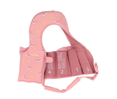 Chaleco Flotador Aprendizaje Whale Pink Talla 1-2 años