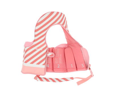 Chaleco Flotador Aprendizaje Stripes Bloom & Blush Talla 1-2 años