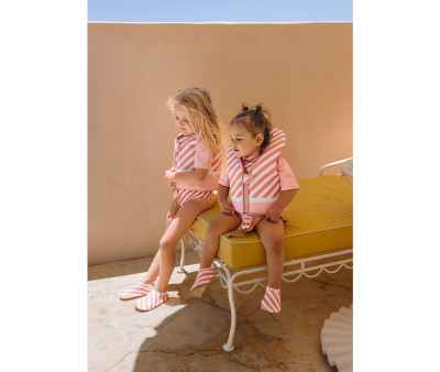Chaleco Flotador Aprendizaje Stripes Bloom & Blush Talla 1-2 años