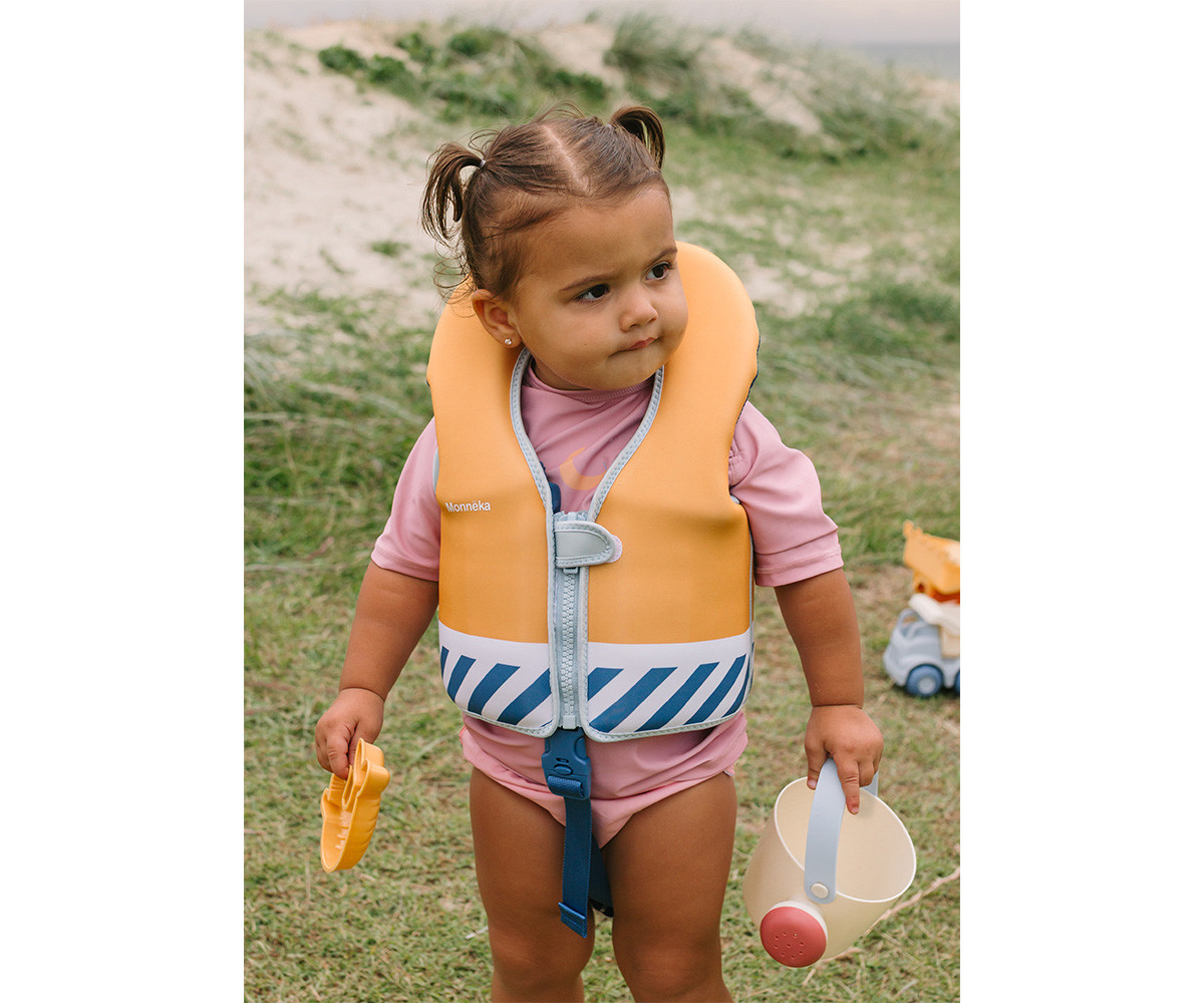 Chaleco Flotador Aprendizaje Stripes Blues & Beyond Talla 1-2 años