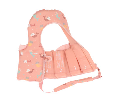 Chaleco Flotador Aprendizaje Mermaid Cats Talla 1-2 años
