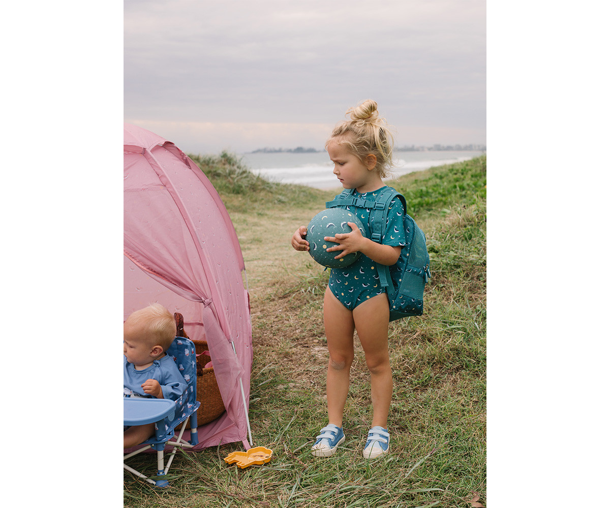Sand Free Beach Backpack Whale Teal