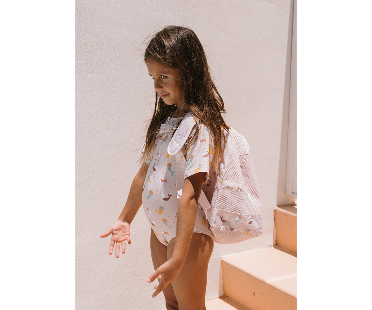 Sand Free Beach Backpack Mermaid Cats