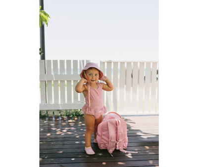 Sand Free Beach Backpack Whale Pink