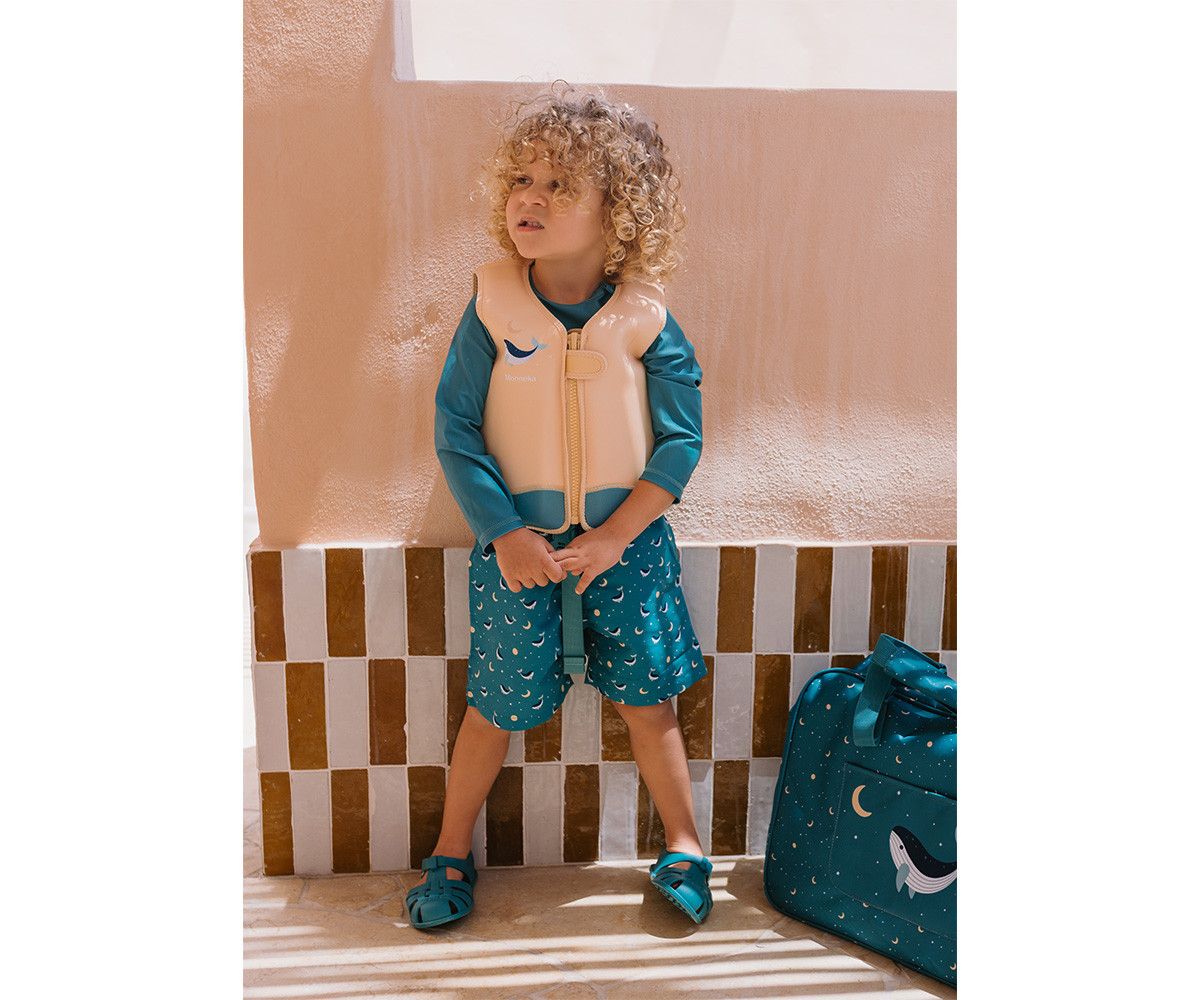 Bañador Boy Whale Teal