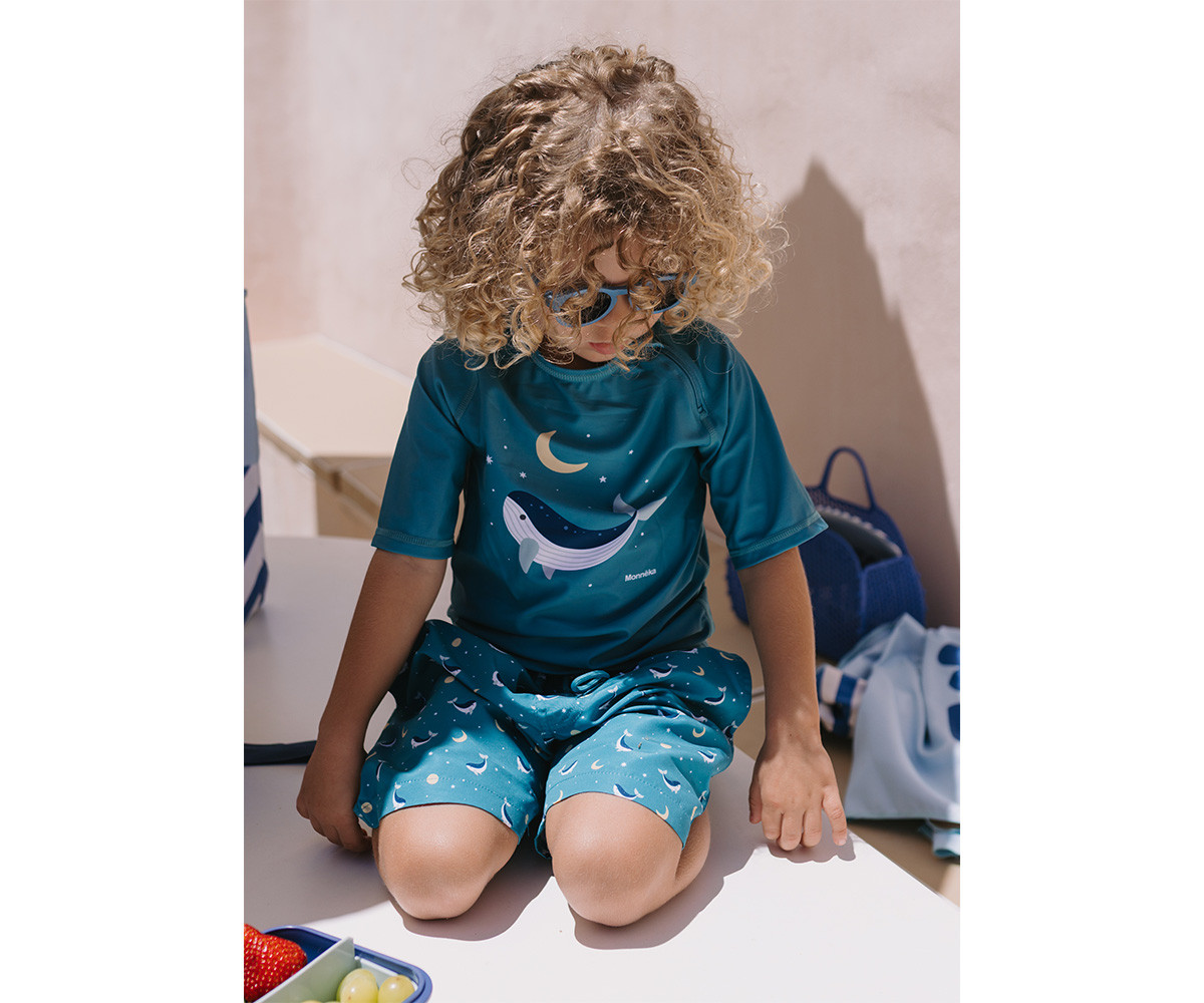 Bañador Boy Whale Teal