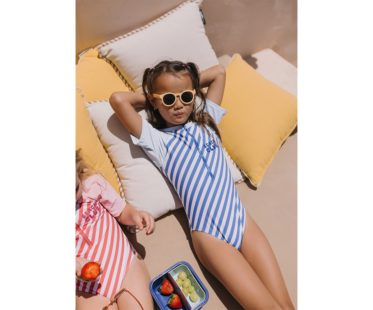 Bañador con Cremallera Stripes Blues & Beyond