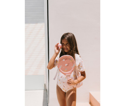 Bañador con Cremallera Mermaid Cats